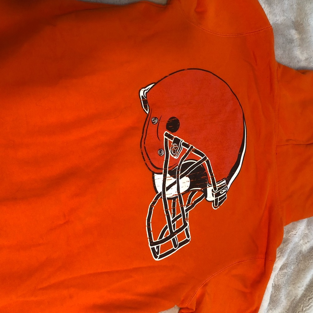 Cleveland Browns women’s sz L full zip hoodie